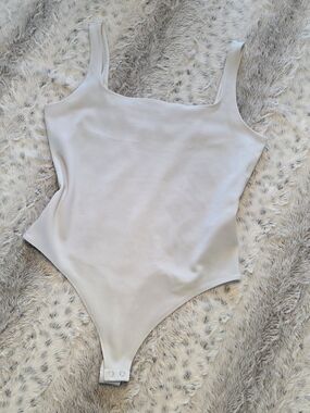 EXPRESS Square Neck Bodysuit LARGE